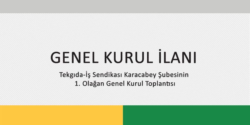 GENEL KURUL İLANI