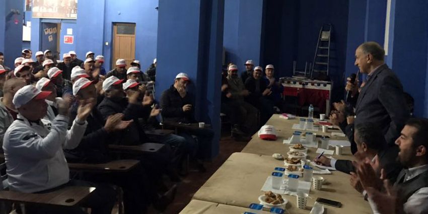 BESAN’DA İŞÇİLER BİRLİK İÇİNDE