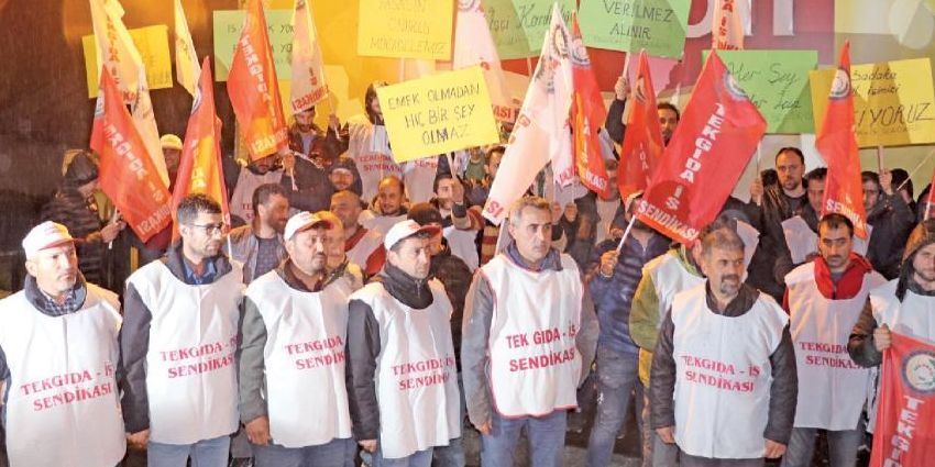 LİPTON İŞÇİLERİNDEN KRİTİK EYLEM