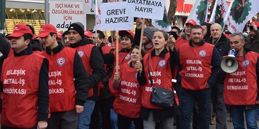 BU ÜLKEDE GREV HAKKI AYAKLAR ALTINDADIR!