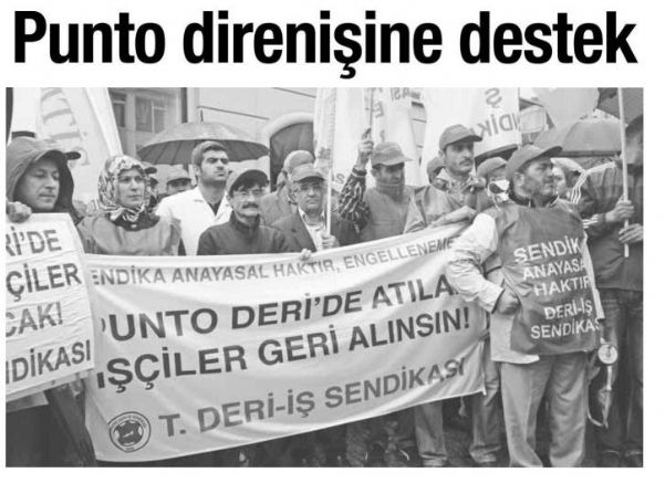 PUNTO DİRENİŞİNE DESTEK