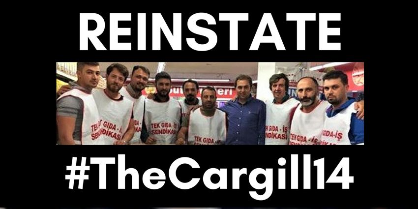 CARGILL İŞÇİSİ İÇİN IUF´TEN YENİ BİR KAMPANYA