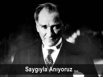 SAYGIYLA ANIYORUZ!