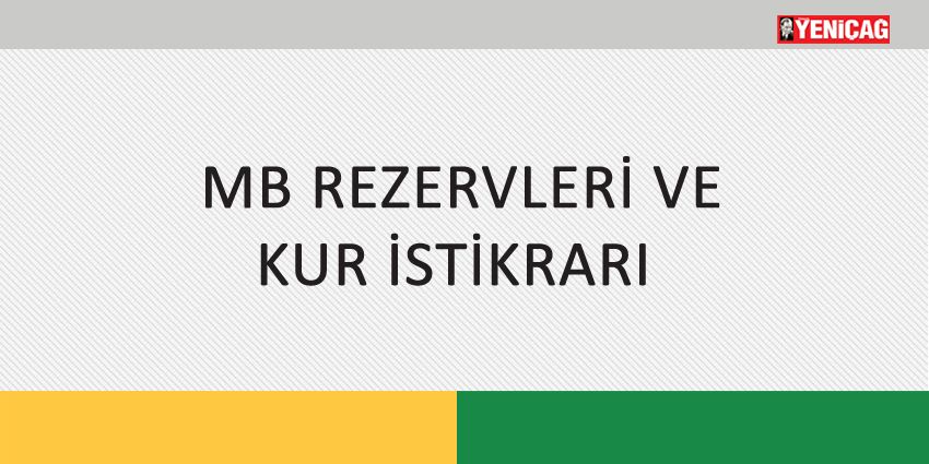 MB REZERVLERİ VE KUR İSTİKRARI