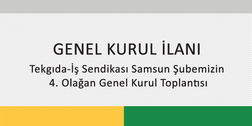 GENEL KURUL İLANI