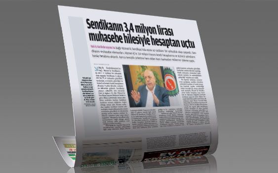 HİZMET-İŞ’İN HESAPLARINDAN UÇURULAN PARA 15 MİLYON TL