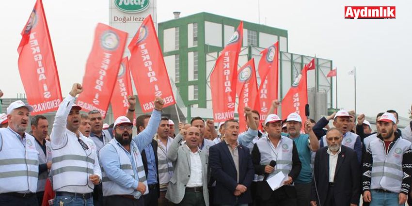 SÜTAŞ´TA SENDİKALI İŞÇİLERE BASKI