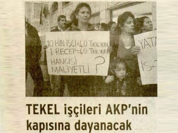 TEKEL İŞÇİLERİ AKP’NİN KAPISINA DAYANACAK