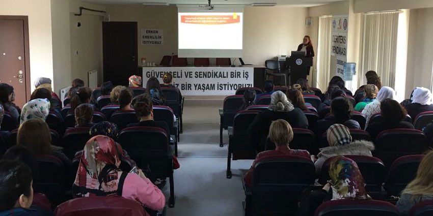 GÜVENCELİ VE SENDİKALI İŞ, ŞİDDETSİZ YAŞAM