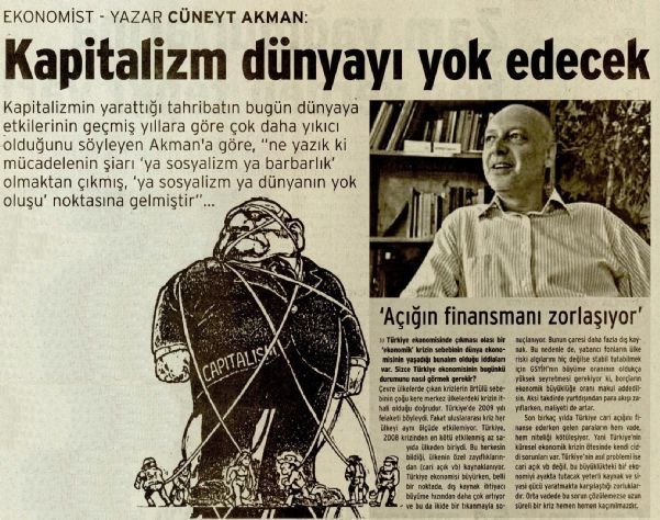KAPİTALİZM DÜNYAYI YOK EDECEK