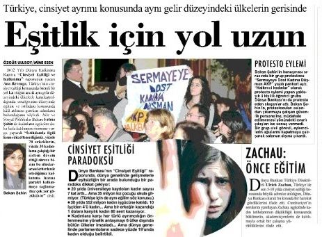 EŞİTLİK İÇİN YOL UZUN