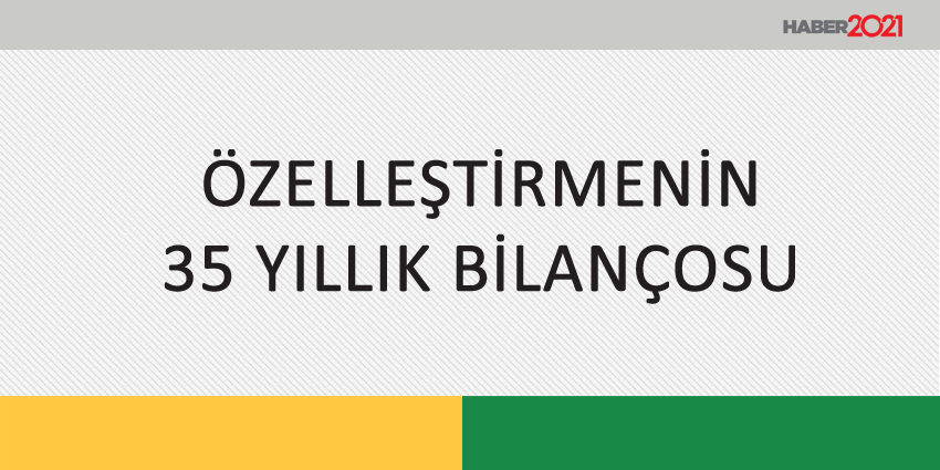 ÖZELLEŞTİRMENİN 35 YILLIK BİLANÇOSU