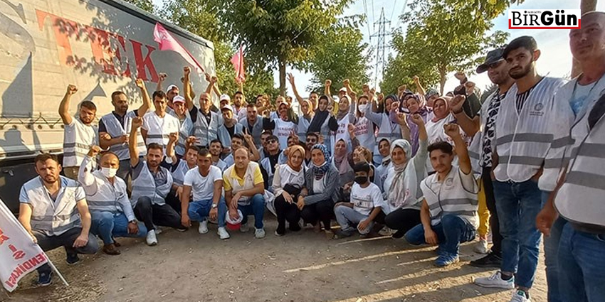 HUKUKSUZLUĞUN YOLUNU İŞÇİLER KESTİ