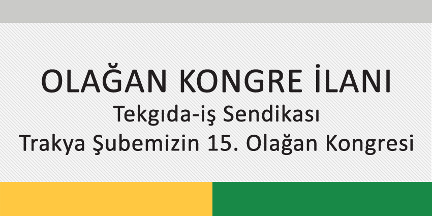 OLAĞAN KONGRE İLANI