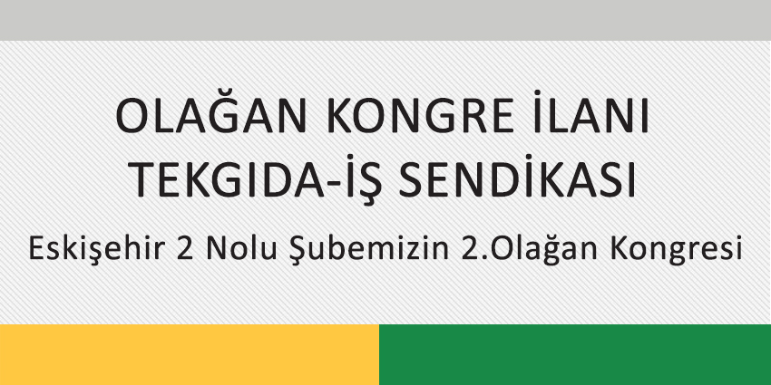 OLAĞAN KONGRE İLANI