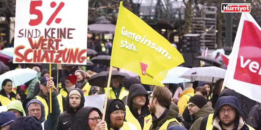 ALMANYA HAFTAYA GREVLE BAŞLAYACAK