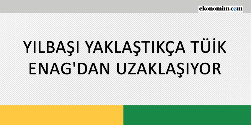 YILBAŞI YAKLAŞTIKÇA TÜİK ENAG’DAN UZAKLAŞIYOR