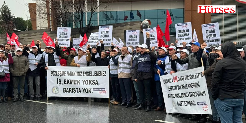 TEKGIDA-İŞ SENDİKASINDAN ESENYURT’TAKİ FABRİKADAN İŞTEN ÇIKARMAYA PROTESTO