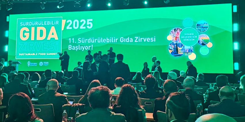 GENEL BAŞKANIMIZ İBRAHİM ÖREN, SÜRDÜRÜLEBİLİR GIDA ZİRVESİ’NE KATILDI