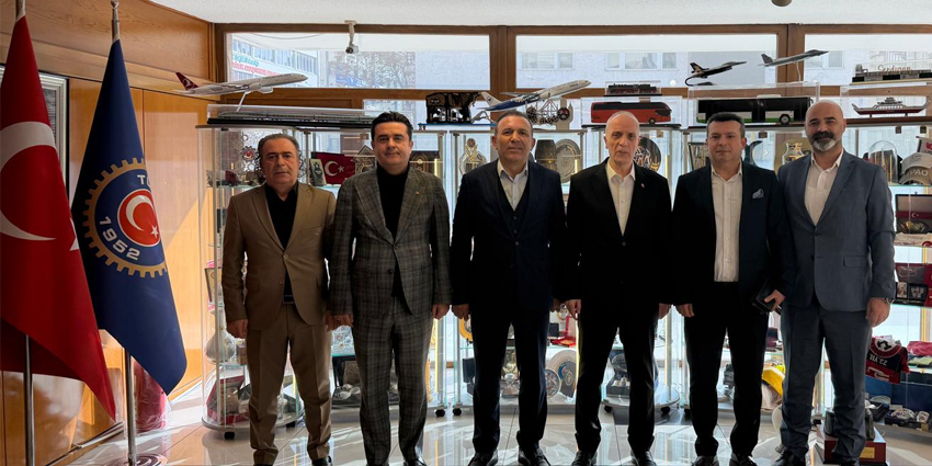 GENEL MERKEZ YÖNETİM KURULUMUZ TÜRK-İŞ KONFEDERASYONU’NU ZİYARET ETTİ