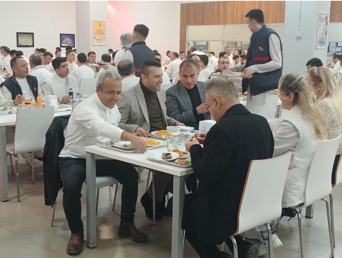 GENEL BAŞKANIMIZ İBRAHİM ÖREN ETİ GIDA’DA İFTAR PROGRAMINA KATILDI