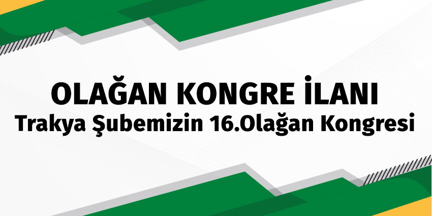 OLAĞAN KONGRE İLANI