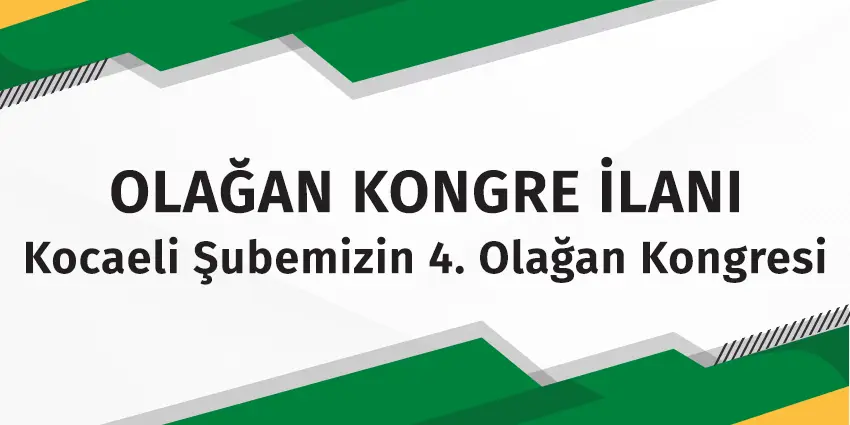 OLAĞAN KONGRE İLANI