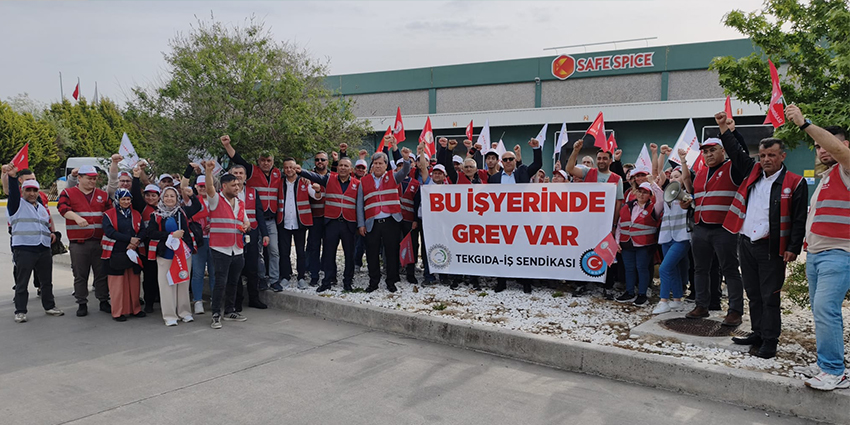EGE SERBEST BÖLGESİ’NDE SAFE SPİCE GREVİ BAŞLADI
