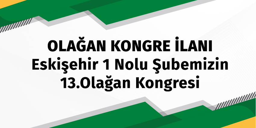 OLAĞAN KONGRE İLANI