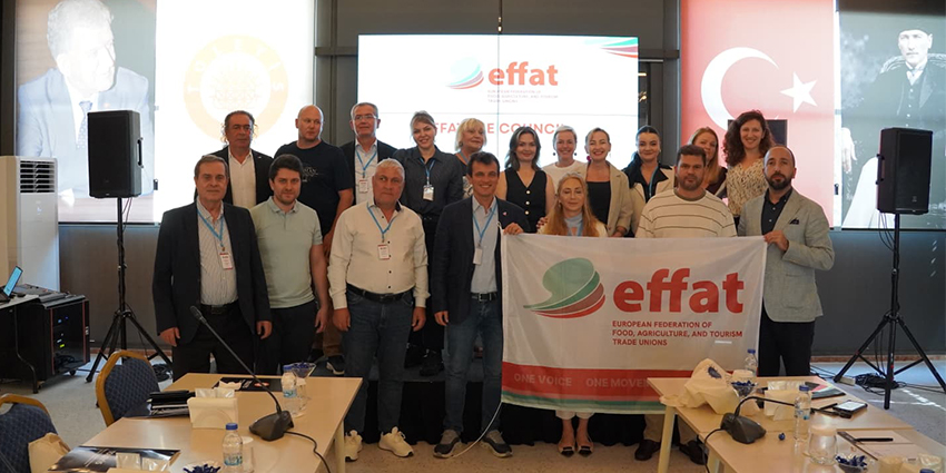 EFFAT GÜNEYDOĞU AVRUPA KONSEYİ TOPLANTISINA KATILDIK