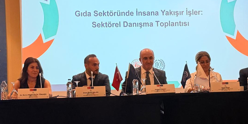TEKGIDA-İŞ SENDİKASI, “GIDA SEKTÖRÜNDE İNSANA YAKIŞIR İŞLER” PANELİNE KATILDI.