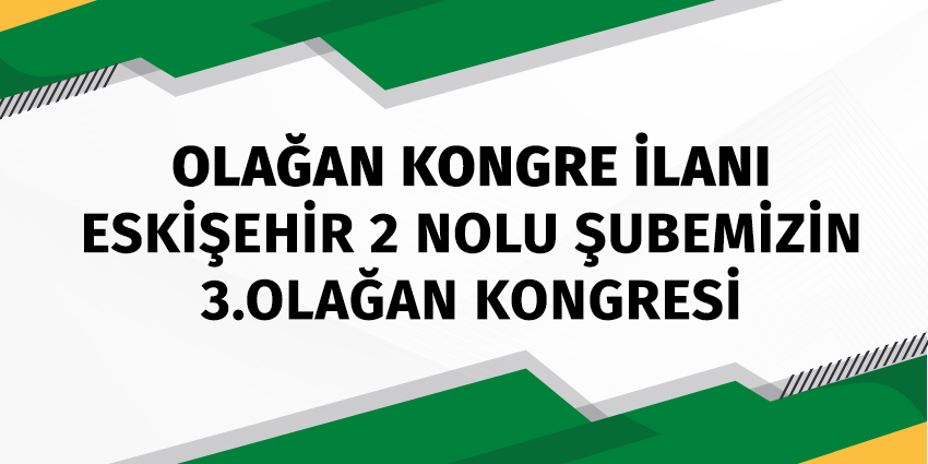 OLAĞAN KONGRE İLANI